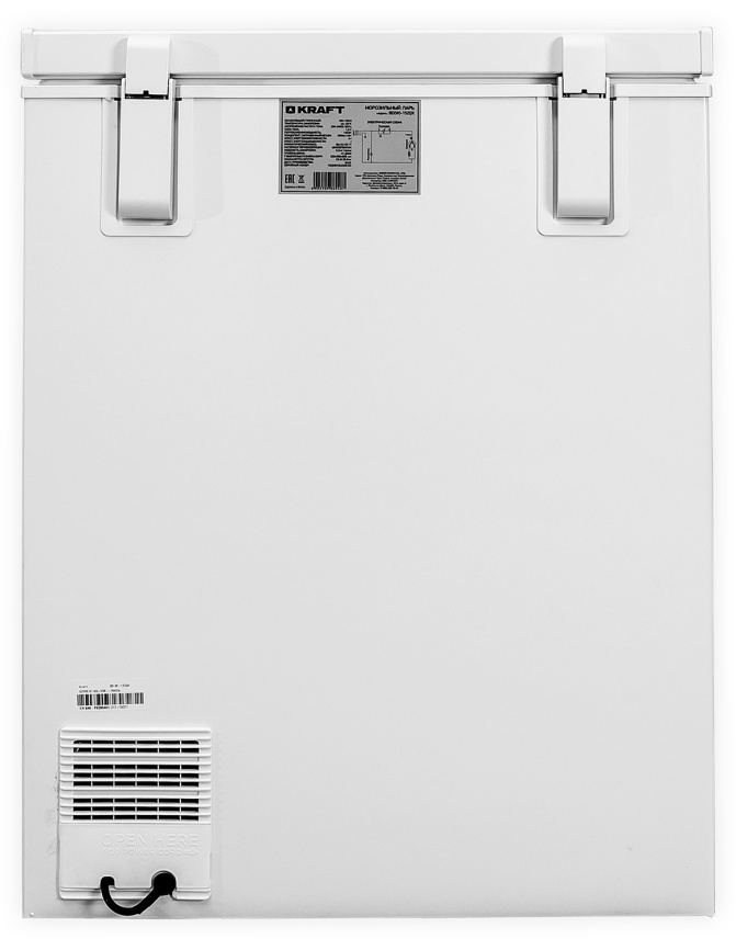 Морозильный ларь Kraft BD (W)-152 QX A 165 л, белый фото 6