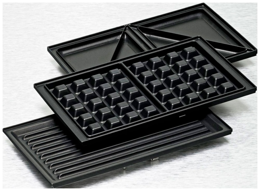 Сэндвич-гриль Rommelsbacher SWG 700, 3 комплекта пластин, черный фото 2