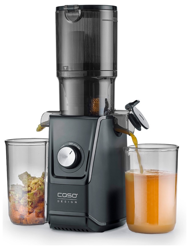 Соковыжималка шнековая Caso Juice Fit, 200 Вт, нержавеющая сталь фото 4