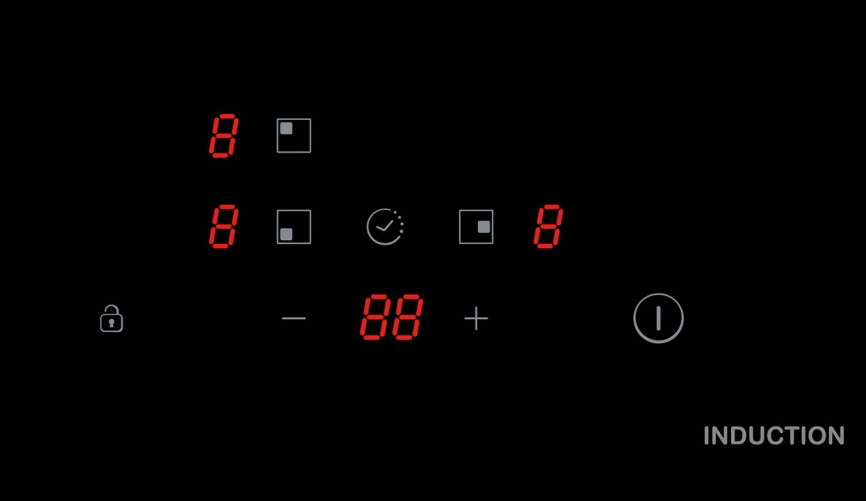 Электрическая варочная панель Candy CHXY53NB 45 см, 3 конфорки стеклокерамика, черный фото 4