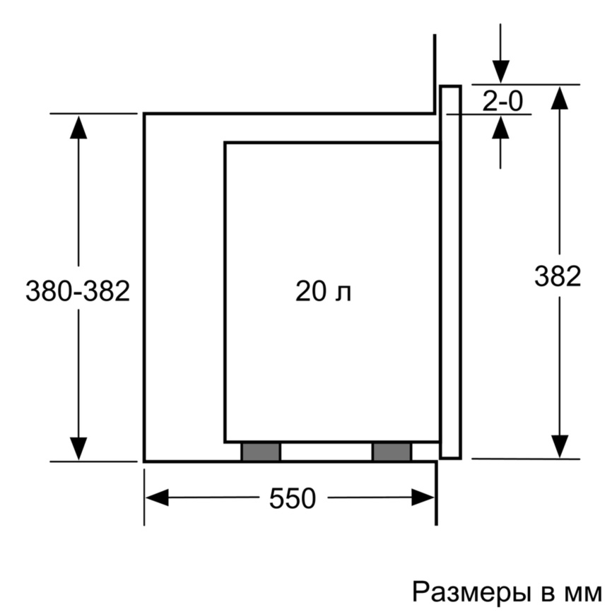 Встраиваемые микроволновые печи BOSCH Встраиваемая микроволновая печь BOSCH BFL524MS0 фото 7
