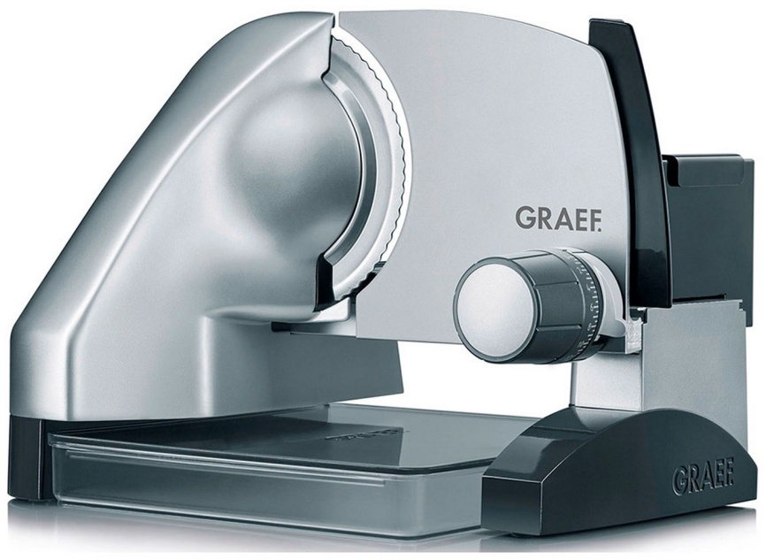Ломтерезка Graef SKS 500 silber, 170 Вт, держатель Mini-slice фото 1