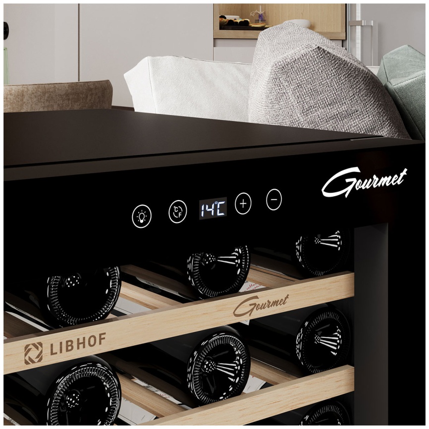 Винный шкаф Libhof GM-56 black фото 9