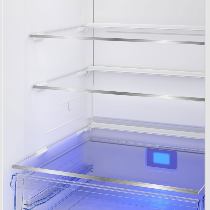 Двухкамерный холодильник Beko B1RCNK362G, система No Frost, режим отпуск, серый фото 10
