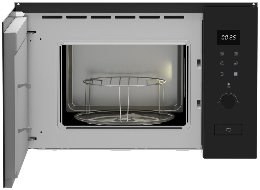 Встраиваемая микроволновая печь СВЧ Grundig GMI 12312 B, гриль, 25 л фото 3