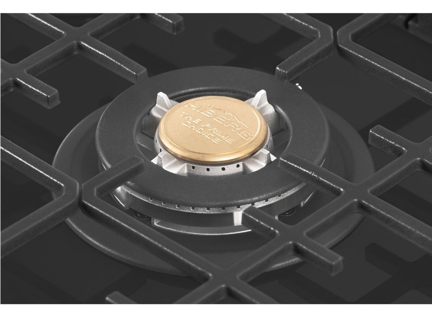 Газовая варочная панель Hiberg VM 7155 B 68 см, 5 конфорок электроподжиг газконтроль, черный фото 10