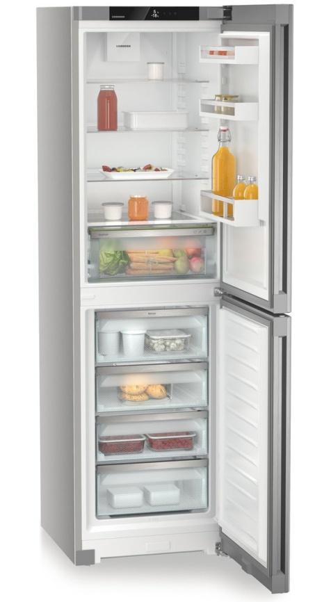 Двухкамерный холодильник Liebherr CNsfd 5704-22 001 No frost, серебристый фото 2