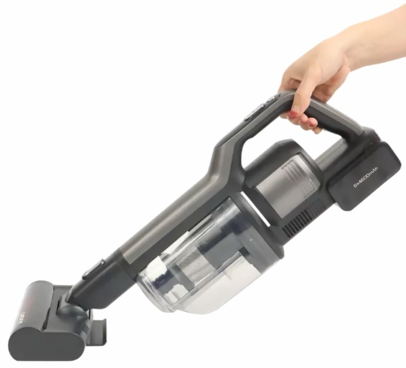 Беспроводной моющий пылесос Polaris PVCW 8090, до 60 минут работы, серый фото 5