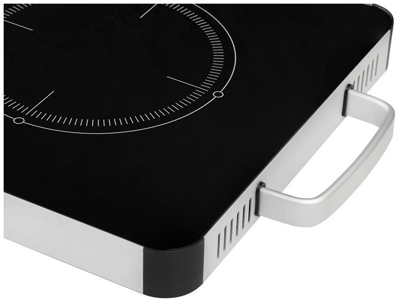 Плита настольная инфракрасная Leonord LE-1748 (108176) 2 конфорки, черный, серебристый фото 5