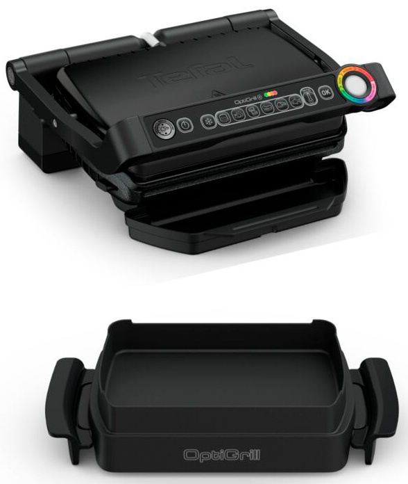 Умный электрогриль Tefal Optigrill + GC714834, антипригарное покрытие, 2000 Вт фото 11