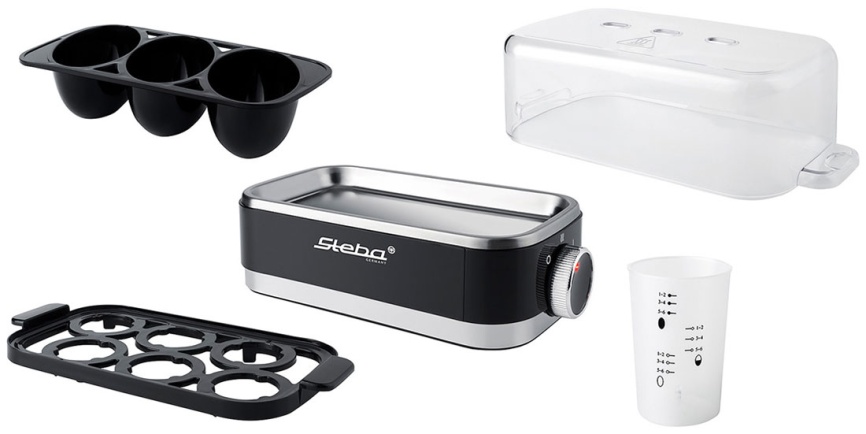 Яйцеварка Steba EK 7, мощность 435 Вт, регулятор с подсветкой, на 6 яиц фото 2