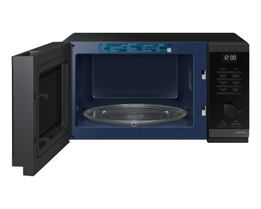 Микроволновая печь 23L SOLO MS23DG4504AGBW чёрный/нержавеющая сталь SAMSUNG фото 5