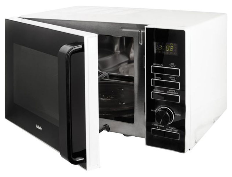 Микроволновая печь - СВЧ BBK 25MWC-992T/WB белый/черный фото 2
