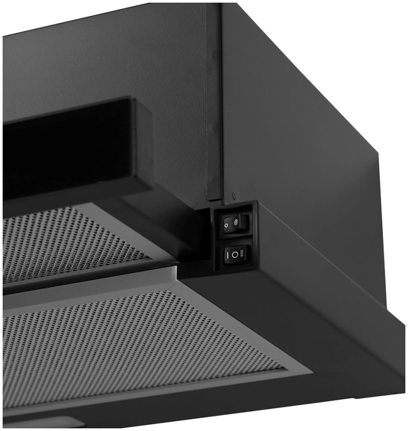 Вытяжка LEX HIDE G 600 BLACK фото 3