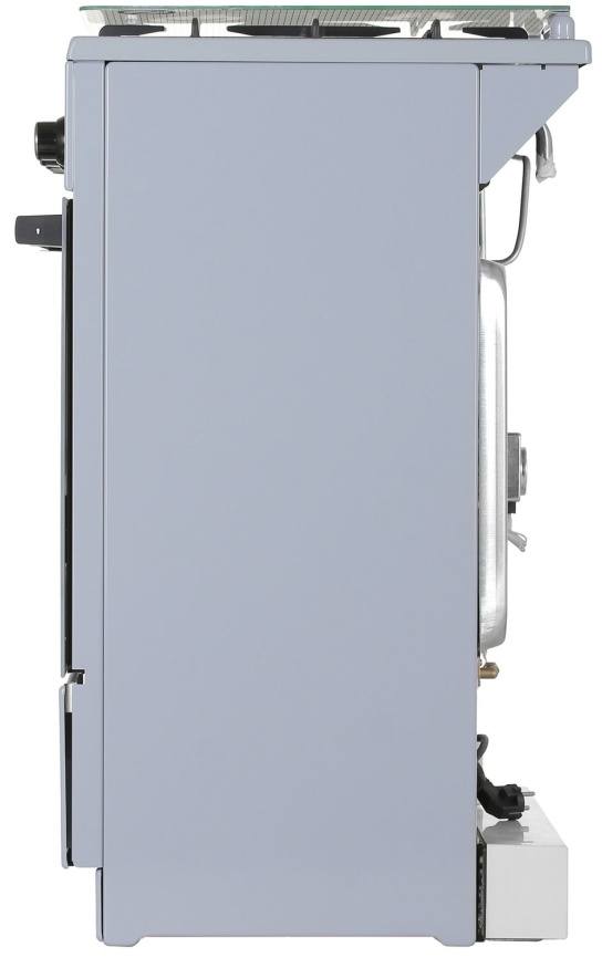 Газовая плита De luxe 5040.40г(кр) ЧР-012 50 см, 43 л, 4 конфорки, серый фото 6