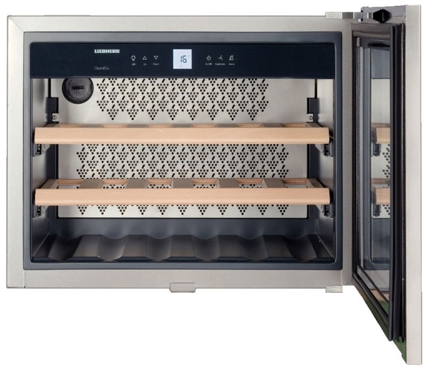 Встраиваемый винный шкаф Liebherr WKEes 553-26 001 нержавеющая сталь фото 4