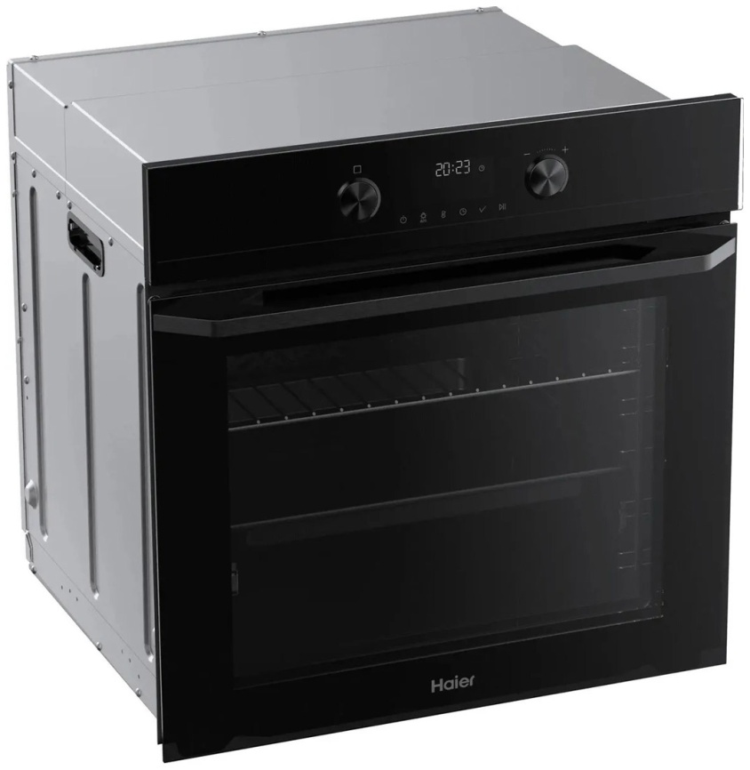 Электрический духовой шкаф Haier HOQ-K5AAN3GB 59 см, 72 л, гриль, черный фото 3