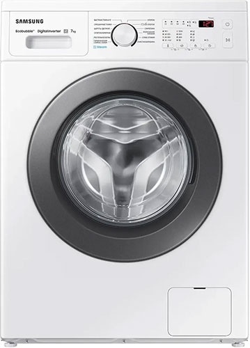 Стиральная машина Samsung WW70AG4S21VELD, 7 кг, инверторный мотор, белый фото 1