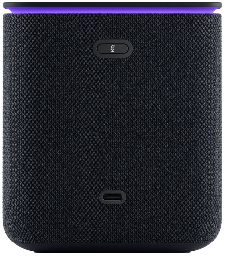 Умная колонка Яндекс Станция Миди с Алисой, с Zigbee, 24Вт, черный фото 3