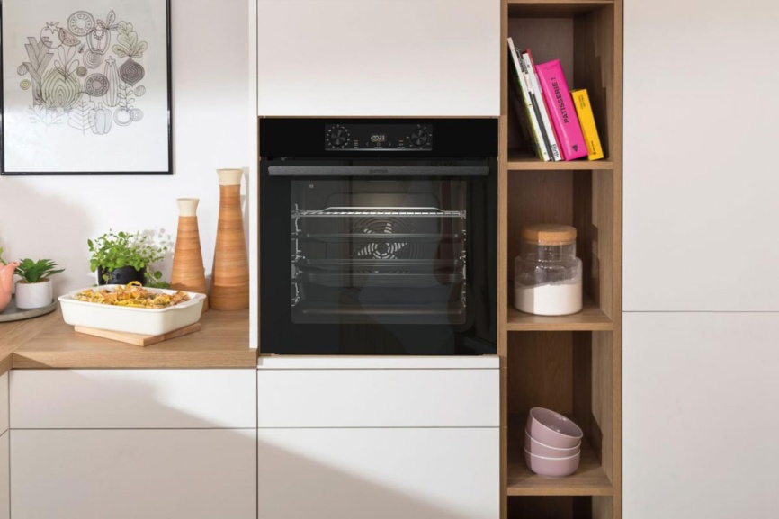 Электрический духовой шкаф Gorenje BPS6737E14BG 59 см, 77 л, гриль и конвекция, черный фото 16
