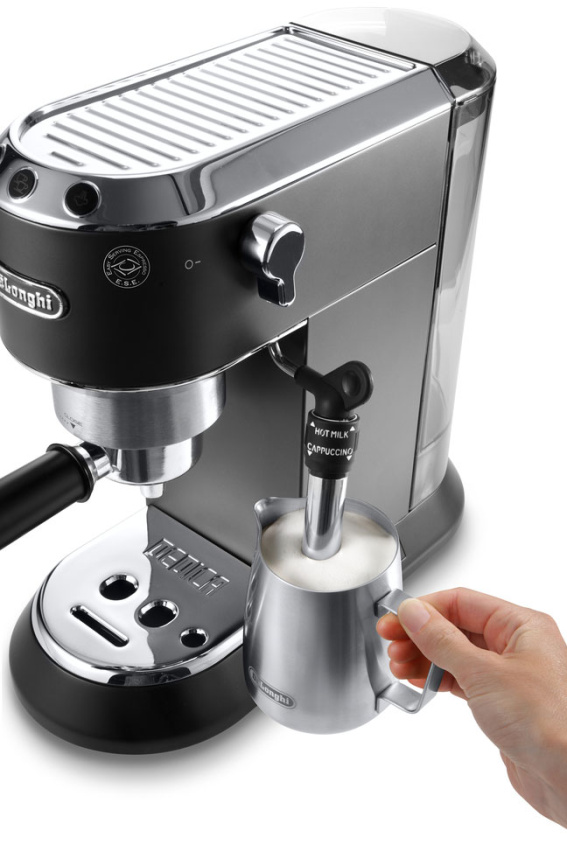 Кофеварка De’Longhi EC 685.BK, рожковая, съемный поддон, черная фото 4