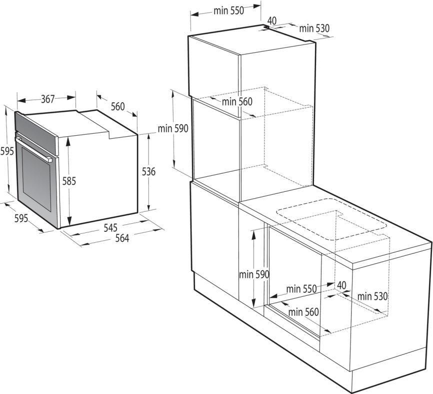Встраиваемая электрическая духовка GORENJE Gorenje BOS6737SYW фото 6