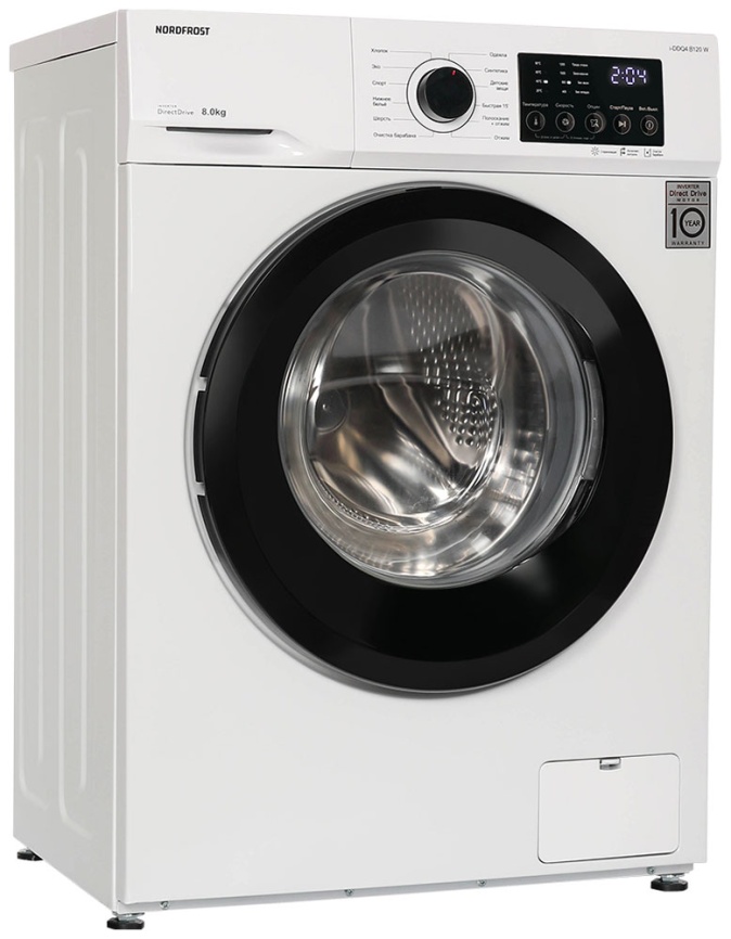 Стиральная машина NordFrost i-DDQ4 8120 W 8 кг, белый фото 3