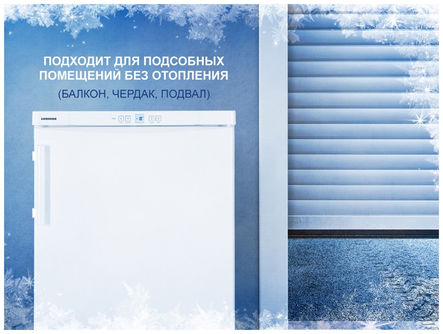 Морозильник Liebherr G 1223-21 FrostProtect A+ 101 л, белый фото 11