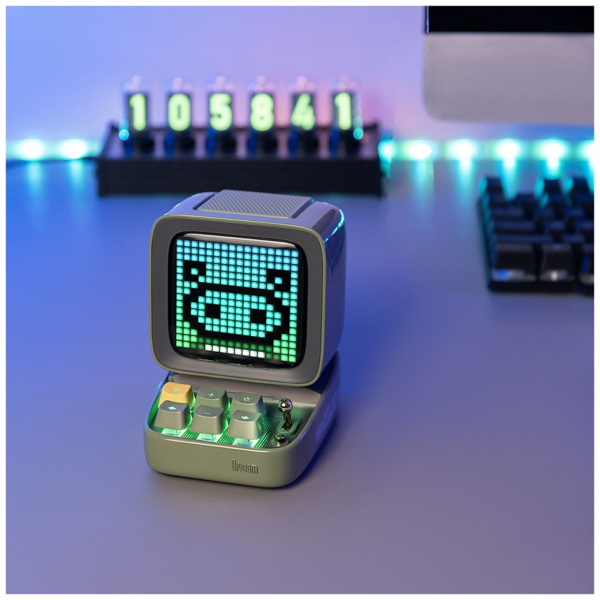 Умная колонка Divoom Ditoo Pro зеленая (41000009680) фото 5