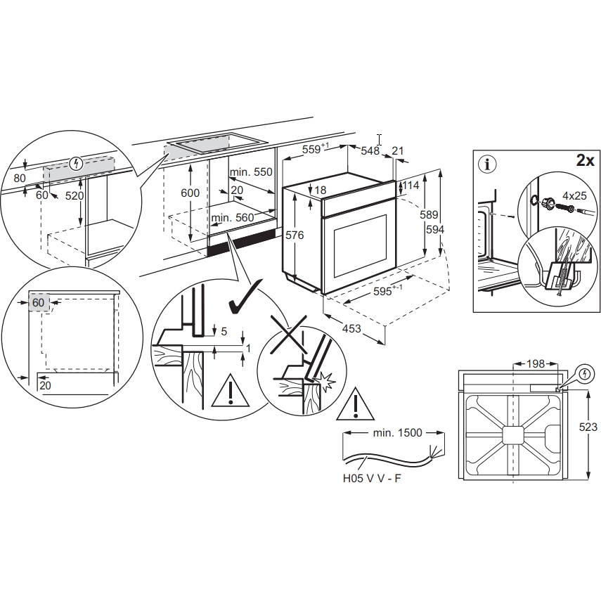Встраиваемый духовой шкаф ELECTROLUX LOE8F38Z фото 6