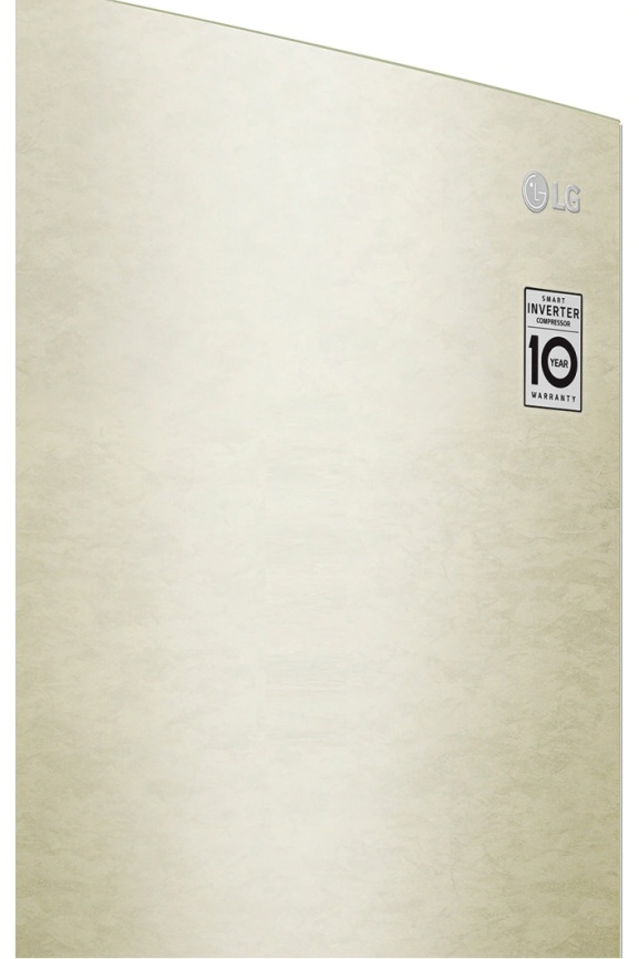 Двухкамерный холодильник LG GA-B 509 CECL No frost, бежевый фото 10