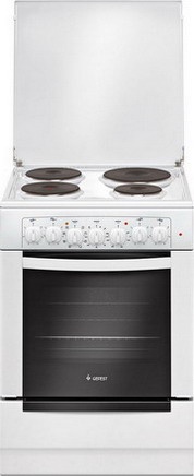 Электроплита Gefest Брест ЭПНД 6140-02 60 см, 52 л, 4 конфорки, белый фото 1
