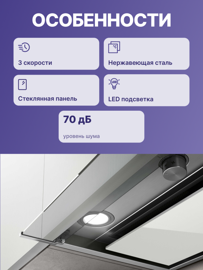 Вытяжки ELICA BOX IN PLUS IXGL/A/60-PRF0097795A фото 3