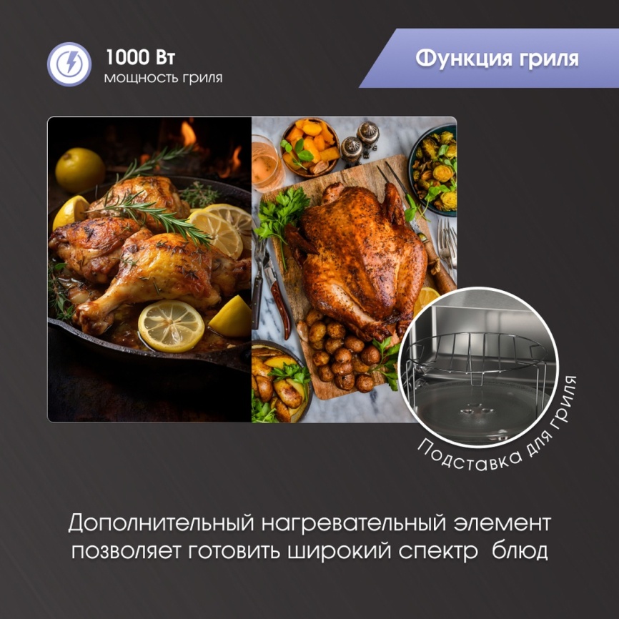 Встраиваемая микроволновая печь СВЧ Zigmund & Shtain BMO 16.202 S фото 7