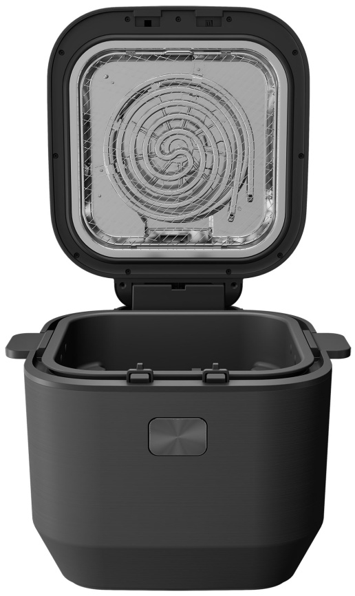 Аэрогриль Grundig FRY 8420, пароварка, 1750 Вт, 3D-нагрев, антипригарное покрытие фото 4