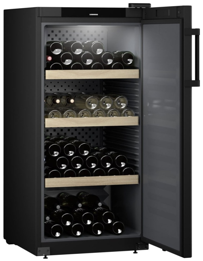 Винный шкаф Liebherr WSbl 4201-20 001 черный фото 2