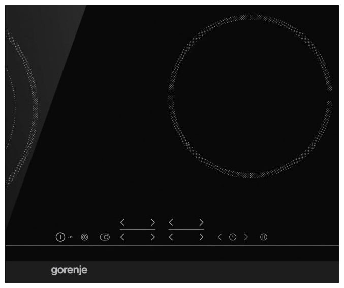 Электрическая варочная панель Gorenje ECT646BSCE 60 см, 4 конфорки стеклокерамика, черный фото 4