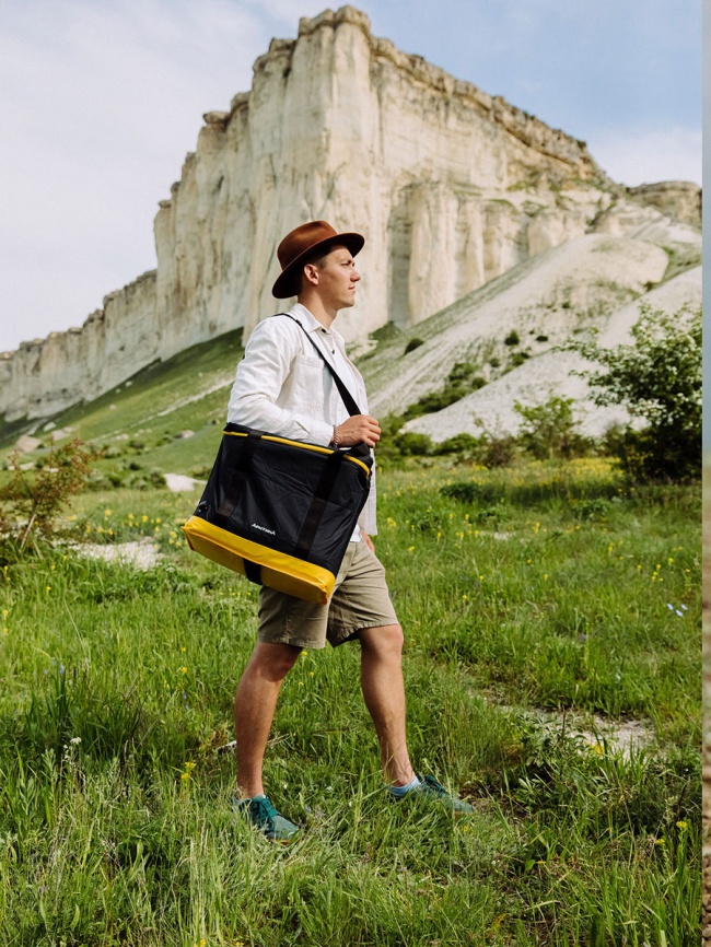 Сумка-холодильник Арктика Порт Диксон, 40 л, черная (010-40) фото 6