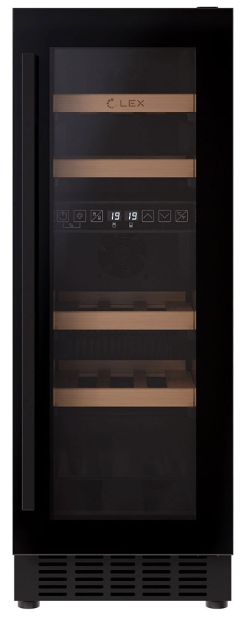Встраиваемый винный шкаф LEX LWD3017BL dual zone фото 2