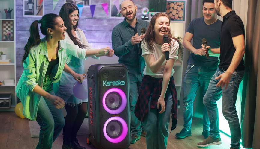 Музыкальный центр LG XL9T черный фото 9