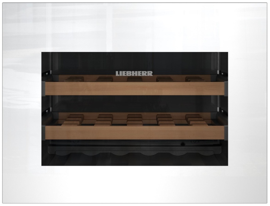 Встраиваемый винный шкаф Liebherr WKEgw 582-26 001 белое стекло фото 4