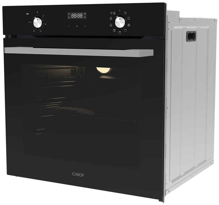 Электрический духовой шкаф Candy COXP08LTSB 59 см, 78 л, гриль и конвекция, черный фото 6
