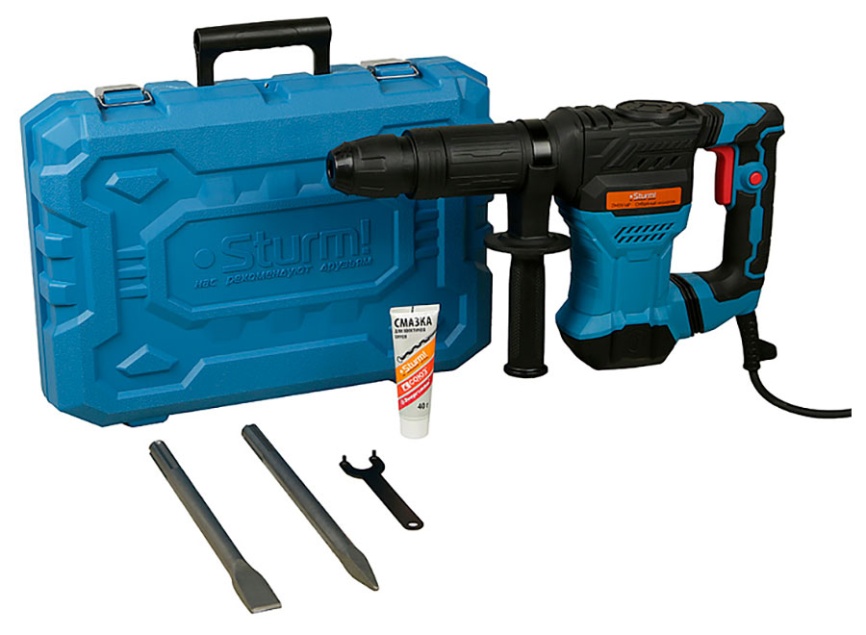 Отбойный молоток-бетонолом Sturm! DH2516P 1650 Вт 25 Дж SDS MAX 3600 уд/мин, кейс фото 9