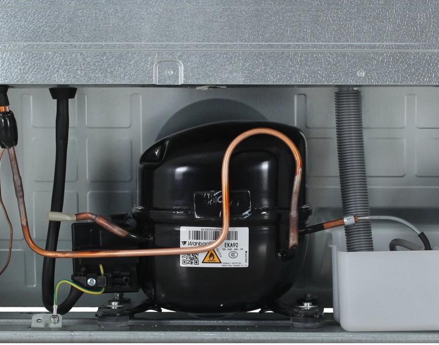 Двухкамерный холодильник Candy CFN6200G No frost, золотой фото 9