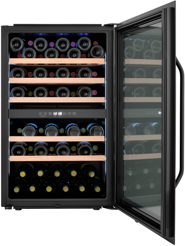 Встраиваемый винный шкаф Zugel ZCWI570DB фото 2