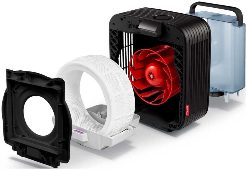 Комплекс климатический Boneco H700 (воздухоочиститель+увлажнитель+ароматизатор), черный фото 10