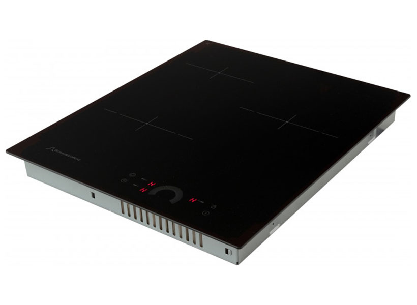 Электрическая варочная панель Schaub Lorenz SLK CY 42 H1 45 см, 3 конфорки стеклокерамика, черный фото 2