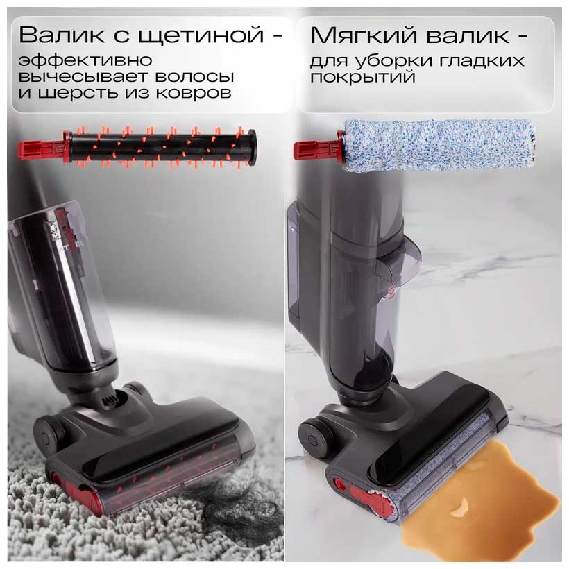 Пылесос моющий беспроводной Atvel F16 FastClean фото 7