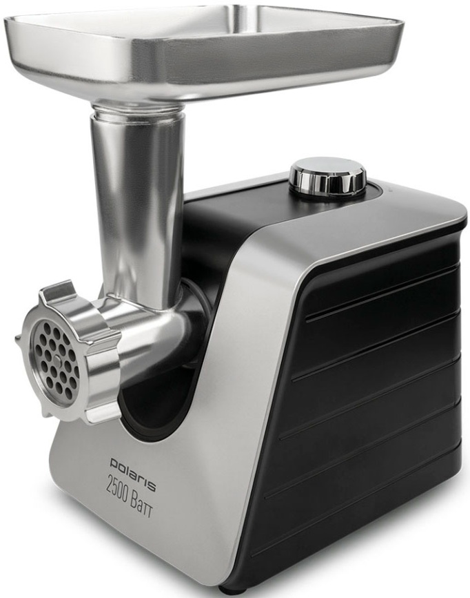 Мясорубка Polaris PMG 2561, чёрный/серебро фото 3