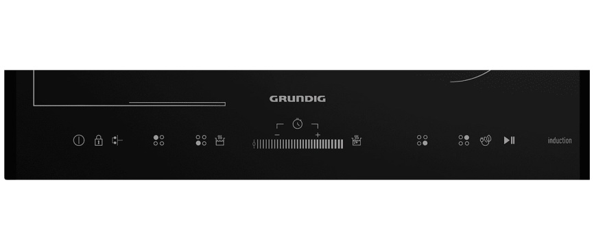 Электрическая варочная панель Grundig GIEI624470PF 58 см, 4 конфорки стеклокерамика, черный фото 6